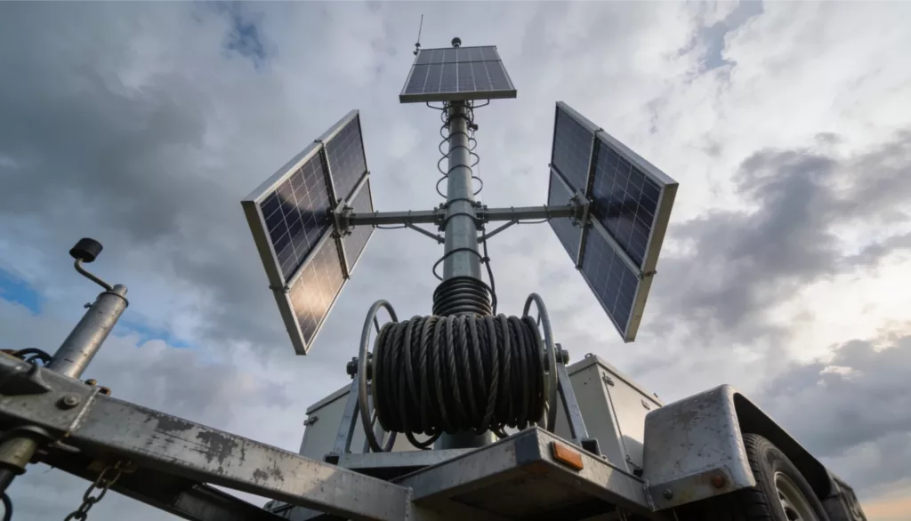 Mobile security tower